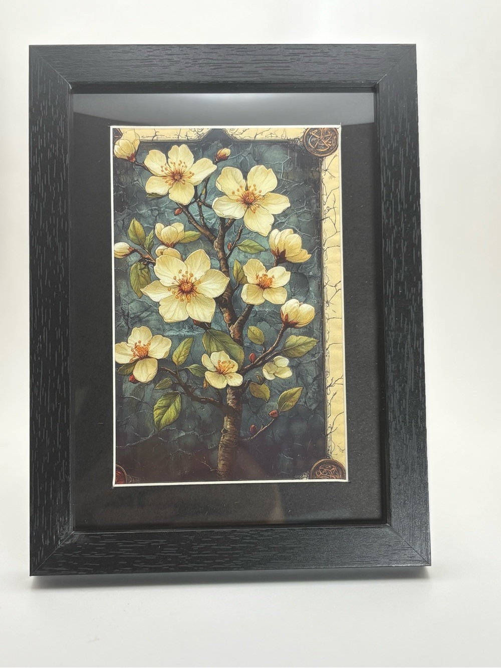 🌿 Vintage Floral Framed Art Print 🌿